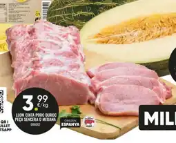 Family Cash Llom cinta porc duroc peça sencera o mitjana oferta