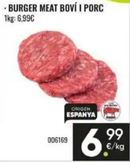 Family Cash Burger meat boví i porc oferta