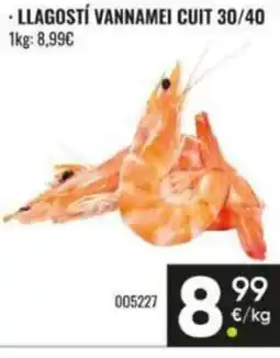 Family Cash Llagosti vannamei cuit 30/40 oferta