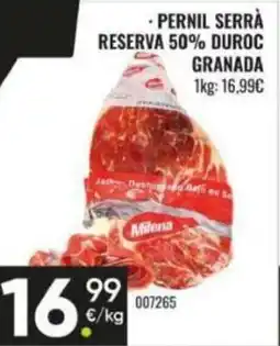 Family Cash Pernil serrà reserva 50% duroc granada oferta