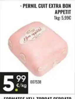 Family Cash Pernil cuit extra bon appetit oferta