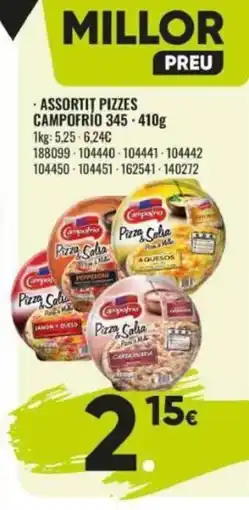 Family Cash CAMPOFRIO Assortit pizzes oferta