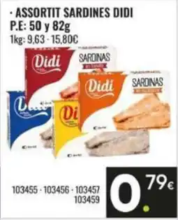 Family Cash DIDI Assortit sardines oferta