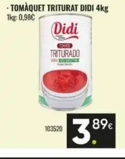 Family Cash DIDI Tomàquet triturat oferta