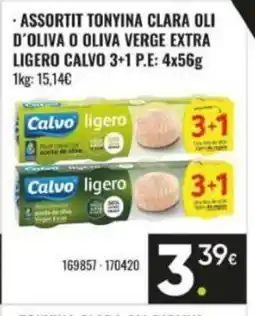 Family Cash CALVO Assortit tonyina clara oli d'oliva o oliva verge extra ligero oferta