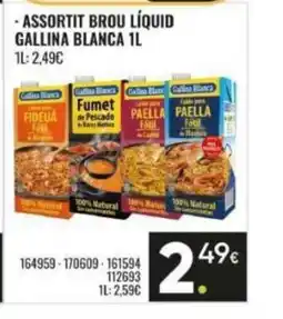 Family Cash GALLINA BLANCA Assortit brou líquid oferta