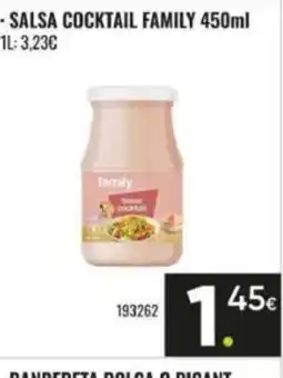 Family Cash FAMILY Salsa cocktail oferta
