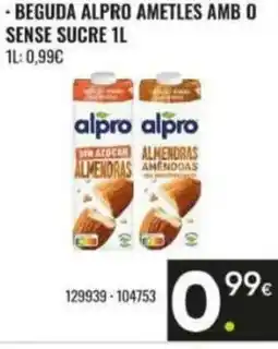 Family Cash ALPRO Beguda ametles amb o sense sucre oferta