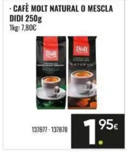 Family Cash DIDI Cafè molt natural o mescla oferta