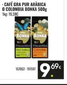 Family Cash BONKA Café gra pur arabica o colombia oferta