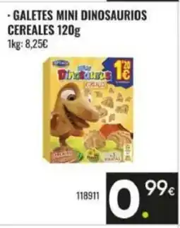 Family Cash Galetes mini dinosaurios cereales oferta