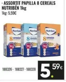 Family Cash NUTRIBEN Assortit papilla 8 cereals oferta