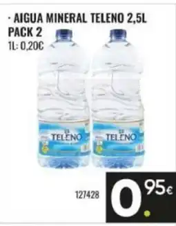 Family Cash TELENO aigua mineral oferta
