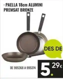 Family Cash Paella alumini premsat bronze oferta