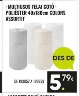Family Cash Multiusos telai cotó poliester colors assortit oferta