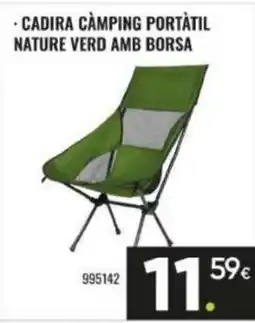 Family Cash Cadira camping portàtil nature verd amb borsa oferta