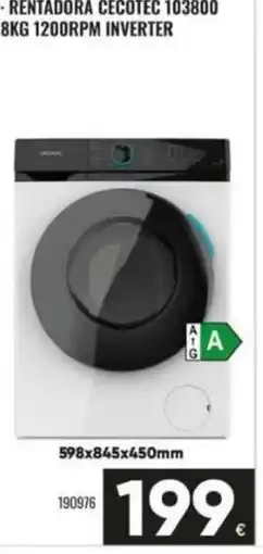 Family Cash CECOTEC Rentadora 103800 1200rpm inverter oferta