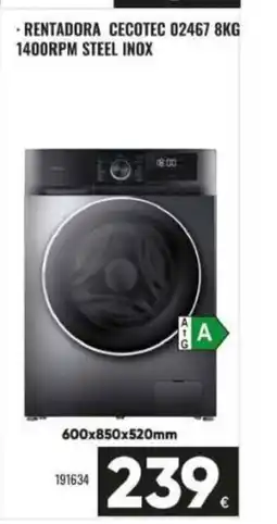 Family Cash CECOTEC Rentadora 02467 1400rpm steel inox oferta
