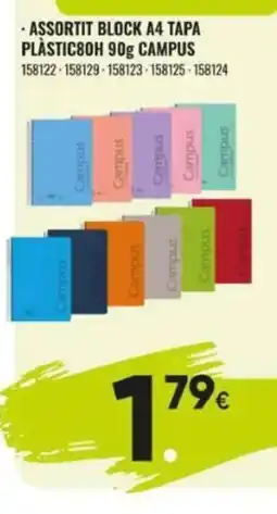 Family Cash Assortit block a4 tapa plàstic80h campus oferta
