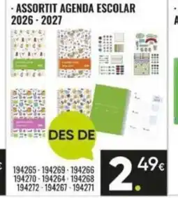 Family Cash Assortit agenda escolar 2026 2027 oferta