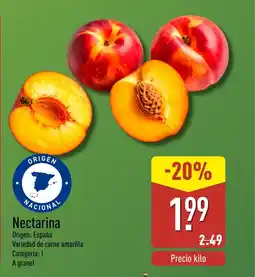 ALDI Nectarina oferta