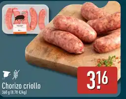 ALDI Chorizo criollo oferta