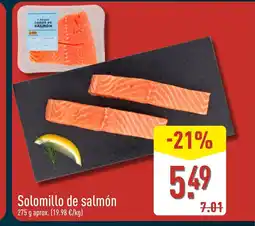 ALDI Solomillo de salmón oferta