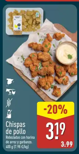 ALDI Chispas de pollo oferta