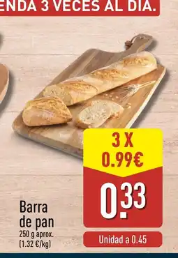 ALDI Barra de pan oferta