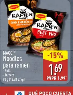 ALDI MAGGI Noodles para ramen oferta