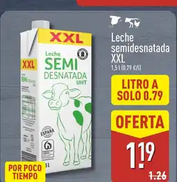 ALDI Leche semidesnatada XXL oferta
