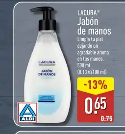 ALDI LACURA Jabón de manos oferta