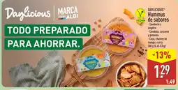ALDI DAYLICIOUS Hummus VEGAN de sabores oferta