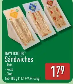 ALDI DAYLICIOUS Sándwiches oferta