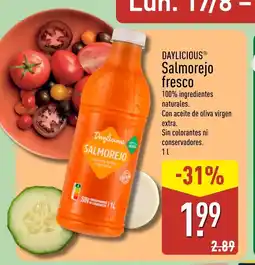 ALDI DAYLICIOUS Salmorejo fresco oferta