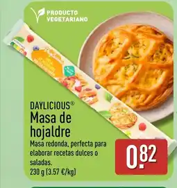 ALDI DAYLICIOUS Masa de hojaldre oferta