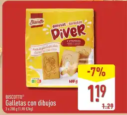 ALDI BISCOTTO Galletas con dibujos oferta