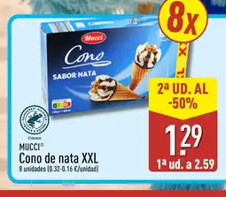 ALDI MUCCI Cono de nata XXL oferta