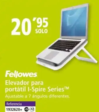 Fellowes Elevador para portátil I-Spire Series