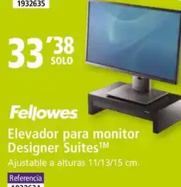 Folder Fellowes Elevador para monitor Designer Suites oferta