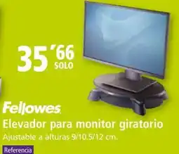 Folder Fellowes Elevador para monitor giratorio oferta