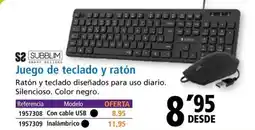 Folder SUBBLIM Juego de teclado y ratón oferta
