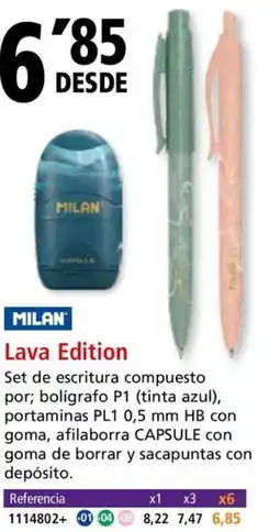 Folder MILAN Lava Edition oferta