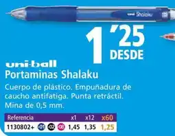 Folder Uni-ball Portaminas Shalaku oferta