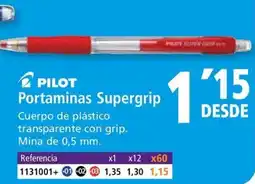 Folder PILOT Portaminas Supergrip oferta