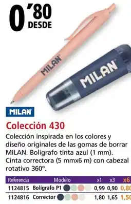 Folder MILAN Colección 430 oferta
