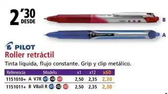 PILOT Roller retráctil