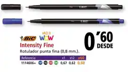Folder BIC Intensity Fine oferta