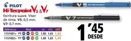 Folder PILOT Hi-Tecpoint Vs &V7 oferta