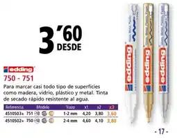 Folder EDDING 750-751 oferta